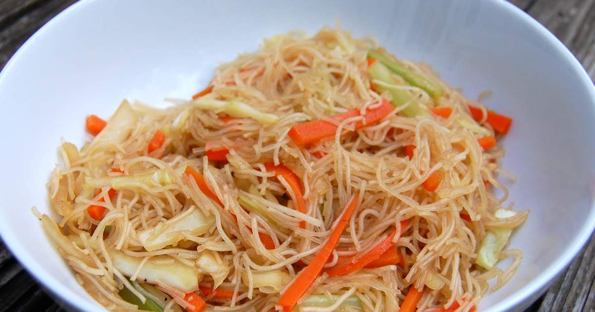 Filipino Pancit Swirl of Cinnamon