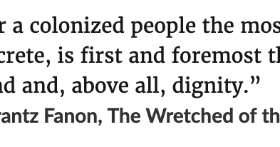 A Year Of Hope #3 - Anatomy Of A Colonized Mind