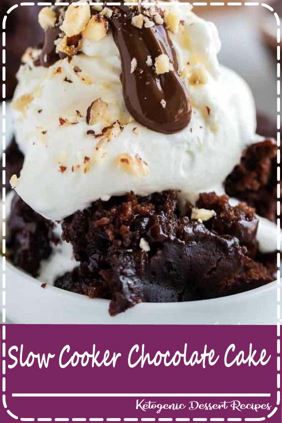 Slow Cooker Chocolate Cake - Food Easy Delicious
