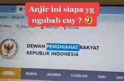 Website DPR diretas seiring meningkatnya penolakan terhadap pengesahan UU Cipta kerja