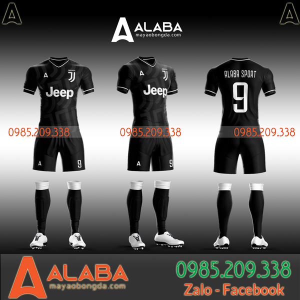 Mẫu Áo Juventus May Theo Yêu Cầu - Mã Alb Ju08 - Xưởng May Alaba Sport