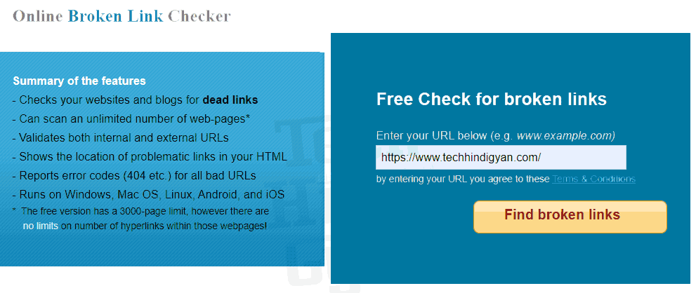 broken link checker