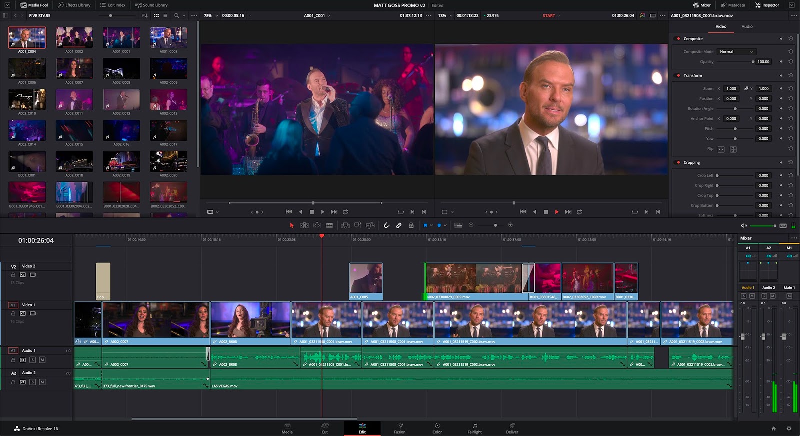 Blackmagic Design Announces DaVinci Resolve 16 Computer Graphics