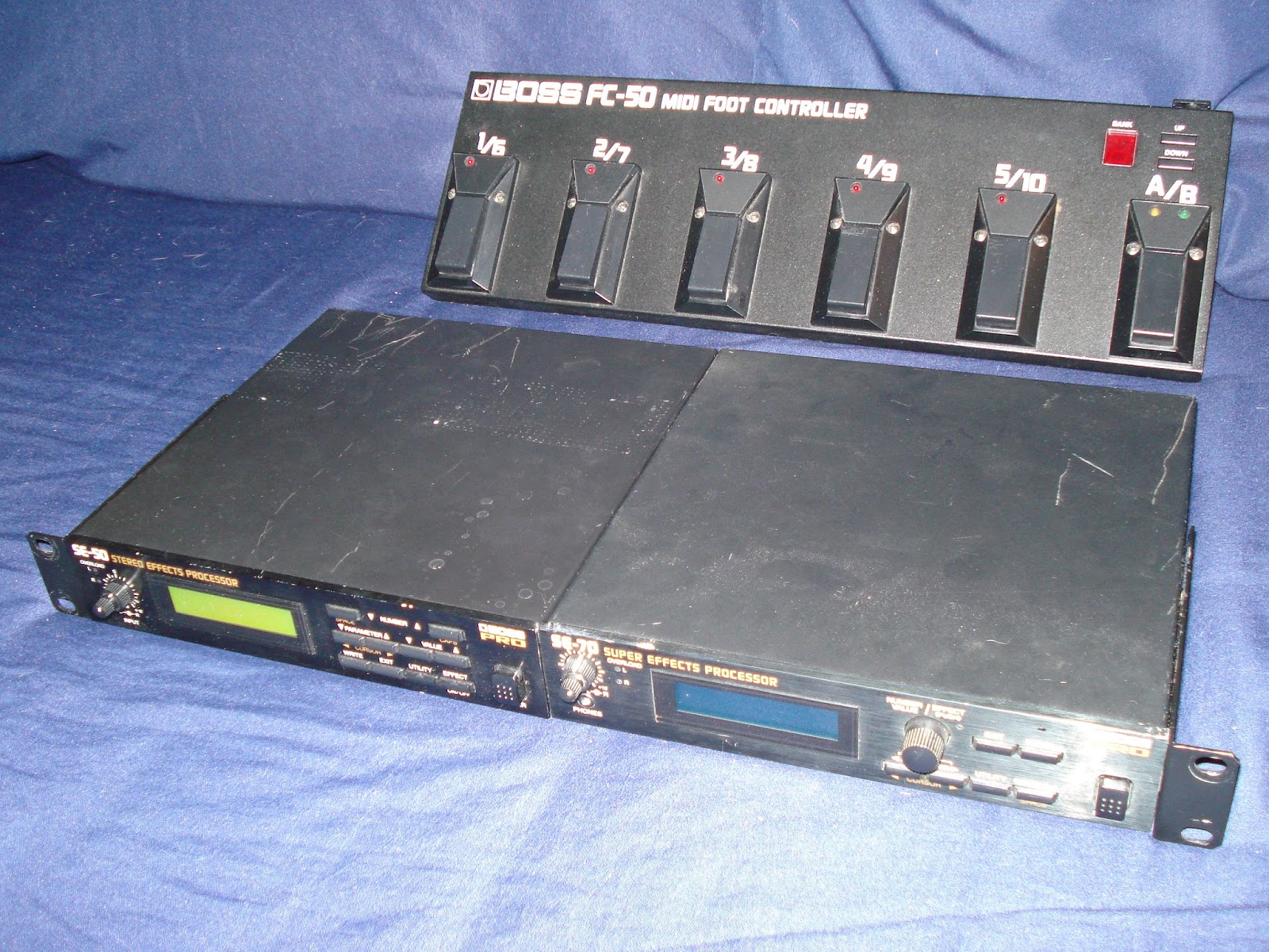 SoCal Gear Museum 1990s Boss SE50 Stereo Effects & SE70 Super