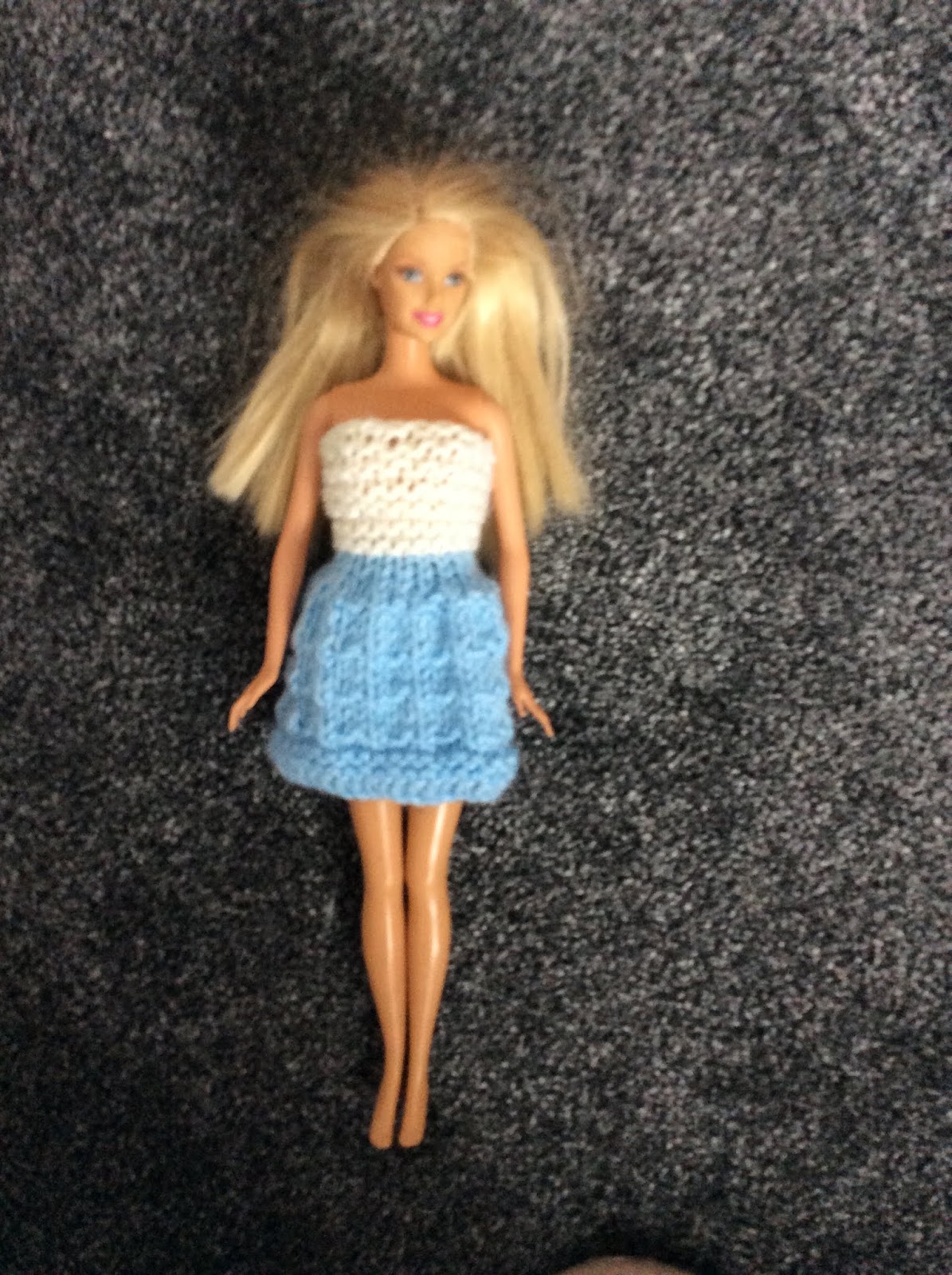 Taffy Lass Knits Barbie Disco Dress