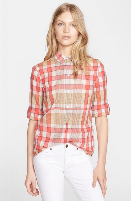 That Grl in High Heels: Check on Checkered Shirt