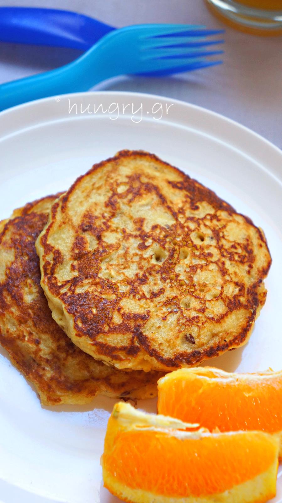 Kitchen Stories Orange & Oat Flakes Pancakes