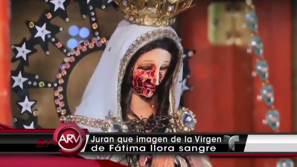 PROPHECY WORK OF GOD? Mystery as Virgin Mary statue