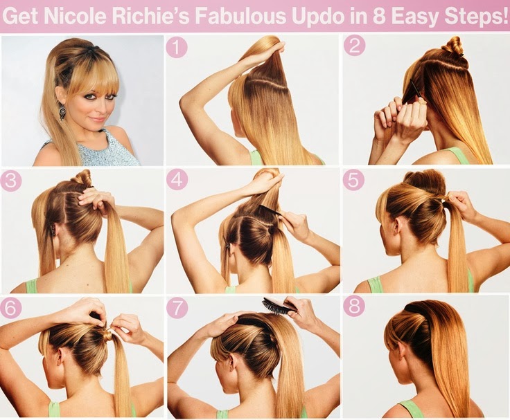 ... hairstyle cute look for long hair, helps you make it happen at home