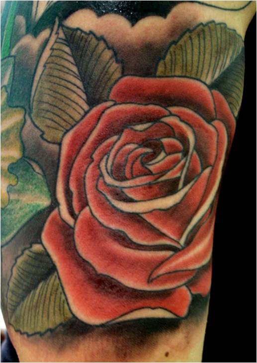 tribal blue rose tattoo designs Trend Tattoo Styles: Rose Tattoo Colors