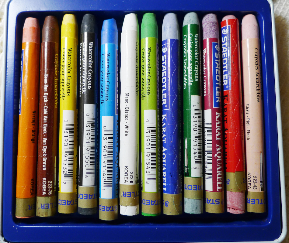 Sleepy in Seattle Feature Friday Watercolor Crayons