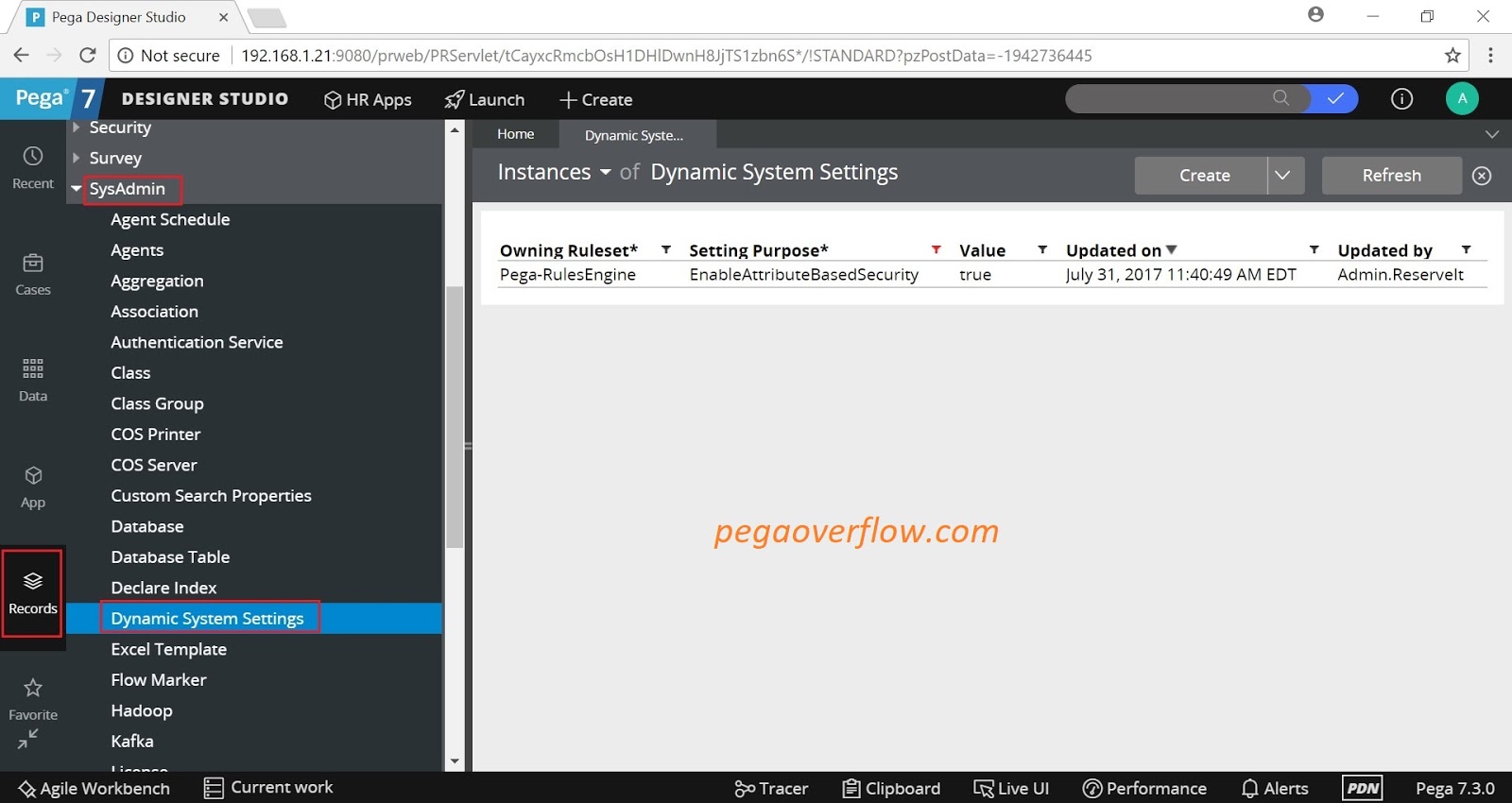 Pega Over Flow Attribute Based Access Control (ABAC)