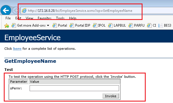 Access Web Service Using Parameter Directly Over URL