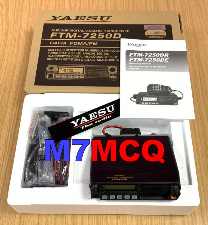 M7MCQ HAM RADIO BLOG: YAESU FTM-7250DE REVIEW