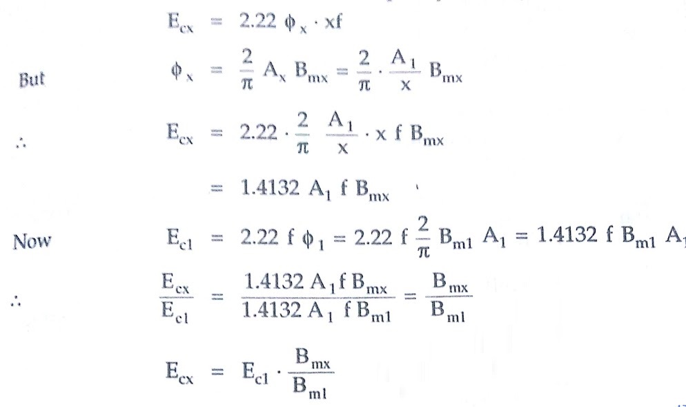 Effect of Harmonic Components on EMF of Synchronous Generator or