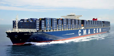 Navio Marco Polo da CMA CGM