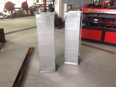 Sản phẩm ống gió được sản xuất thành công