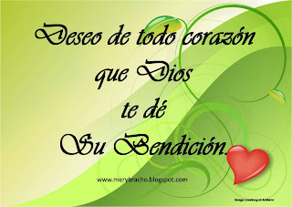 vengo en breve dios te bendiga es mi deseo