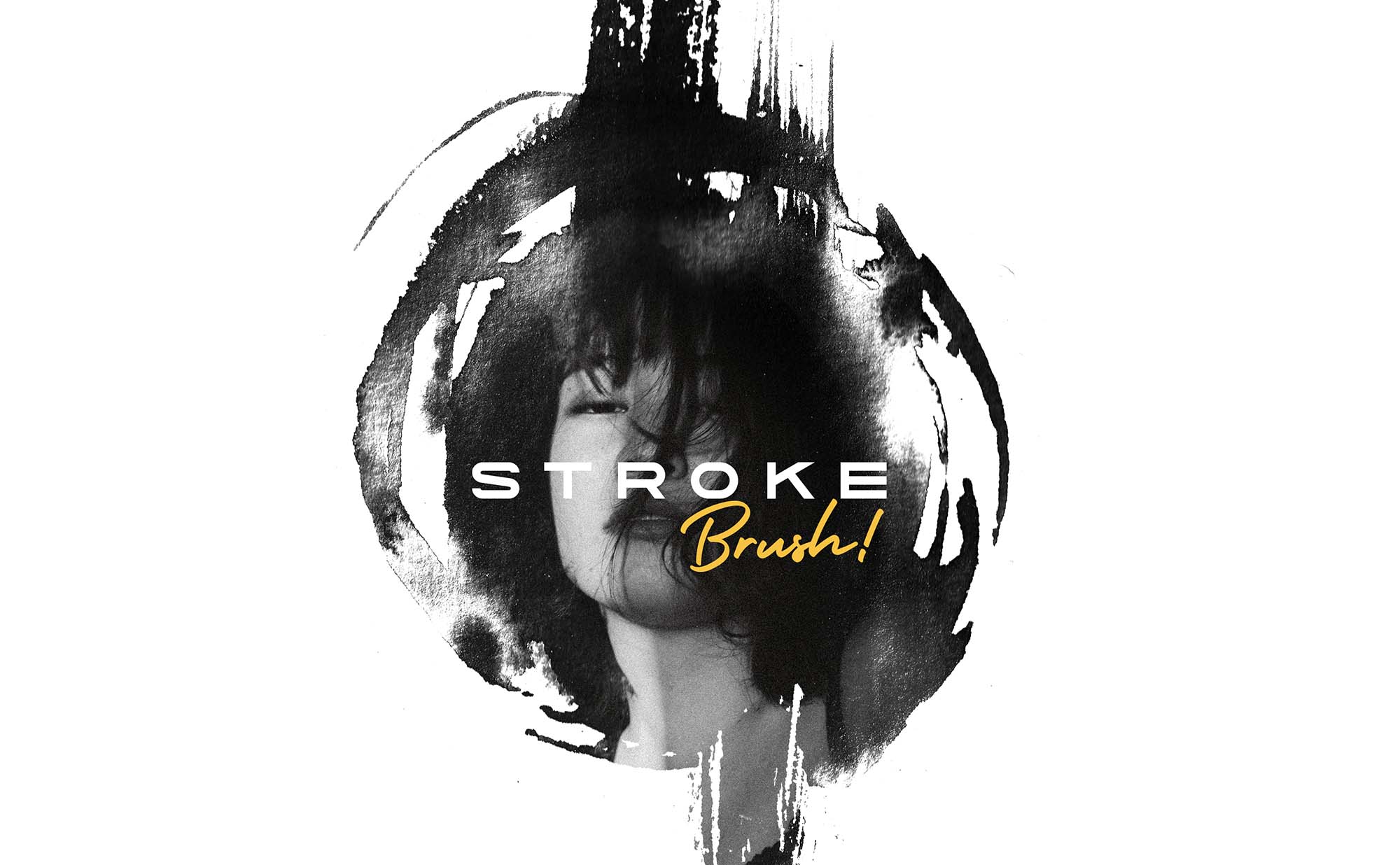 How to Create Ink Brush Stroke Photo Overlay