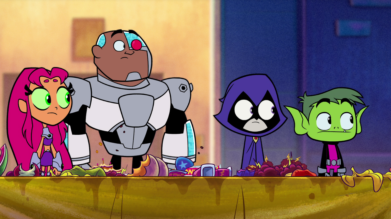 мультик юные титаны вперед. юные титаны вперед 1 серия. юные титаны. юные титаны 5 рейвен. герои мультфильма юные титаны вперед.