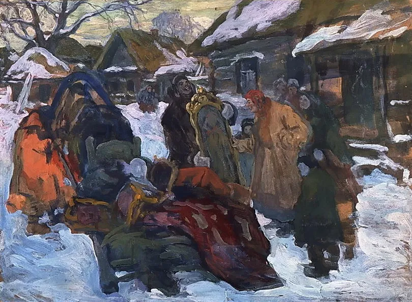 Ivan Goryushkin-Sorokopudov [Горюшкин-Сорокопудов Иван Силыч ] 1873-1954 - Russian painter