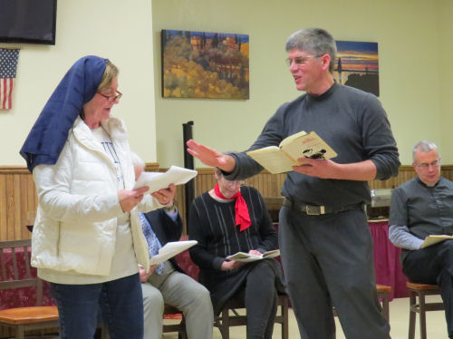 The Runner Stumbles, reader's theater
