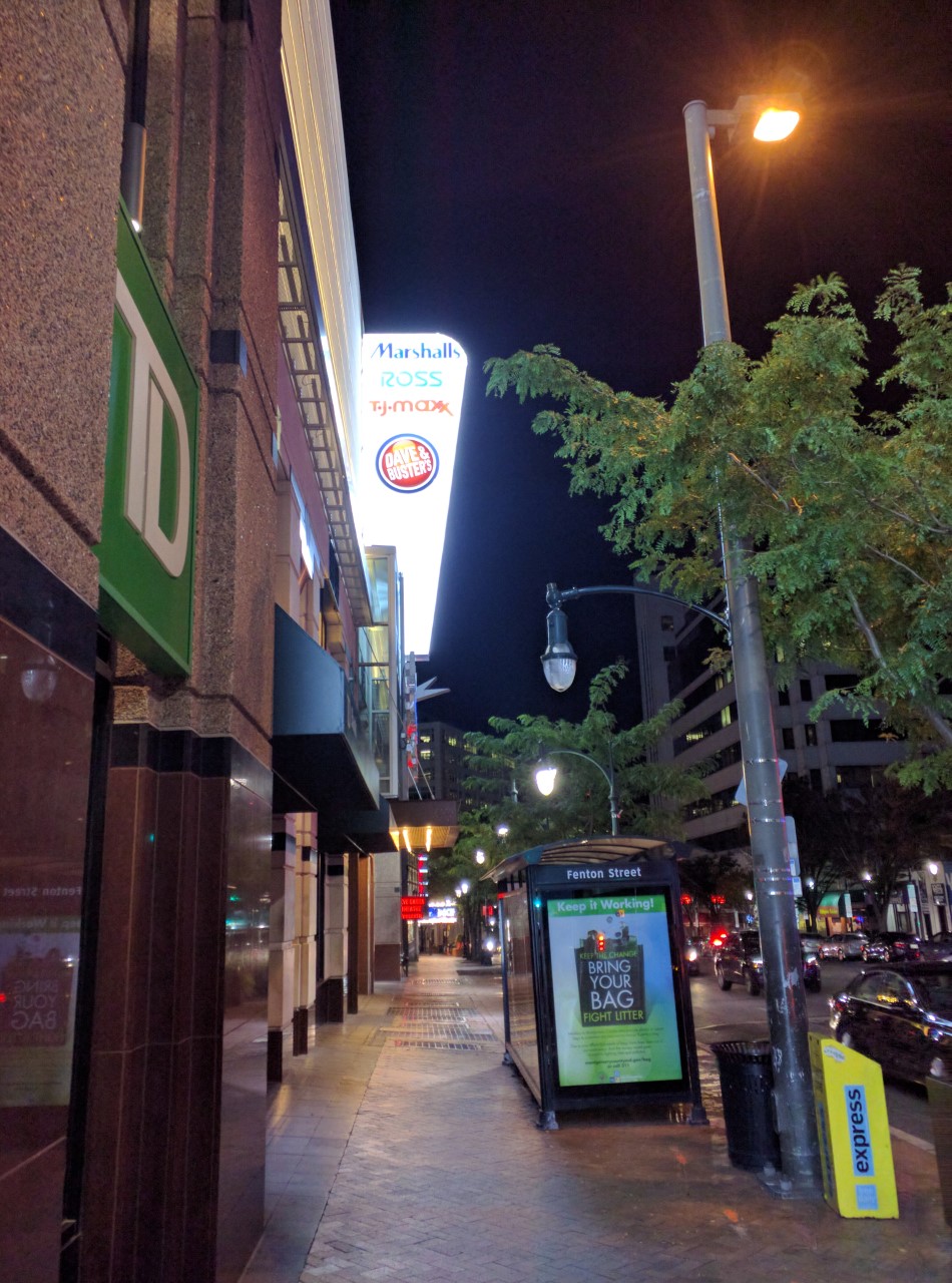 East MoCo Dave & Buster's logo added to Ellsworth Place exterior in