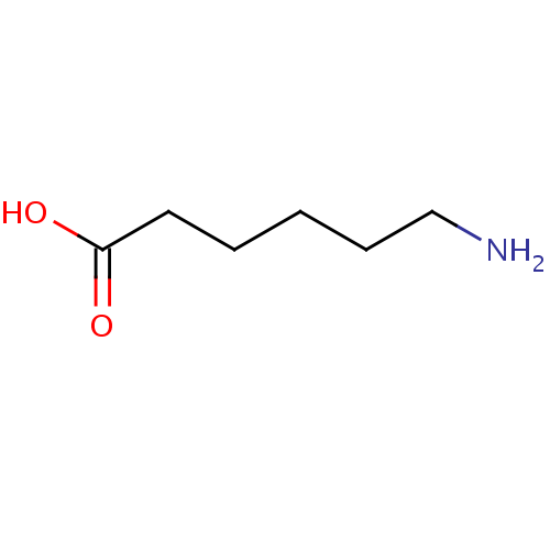 Aminocaproic Acid Structure of