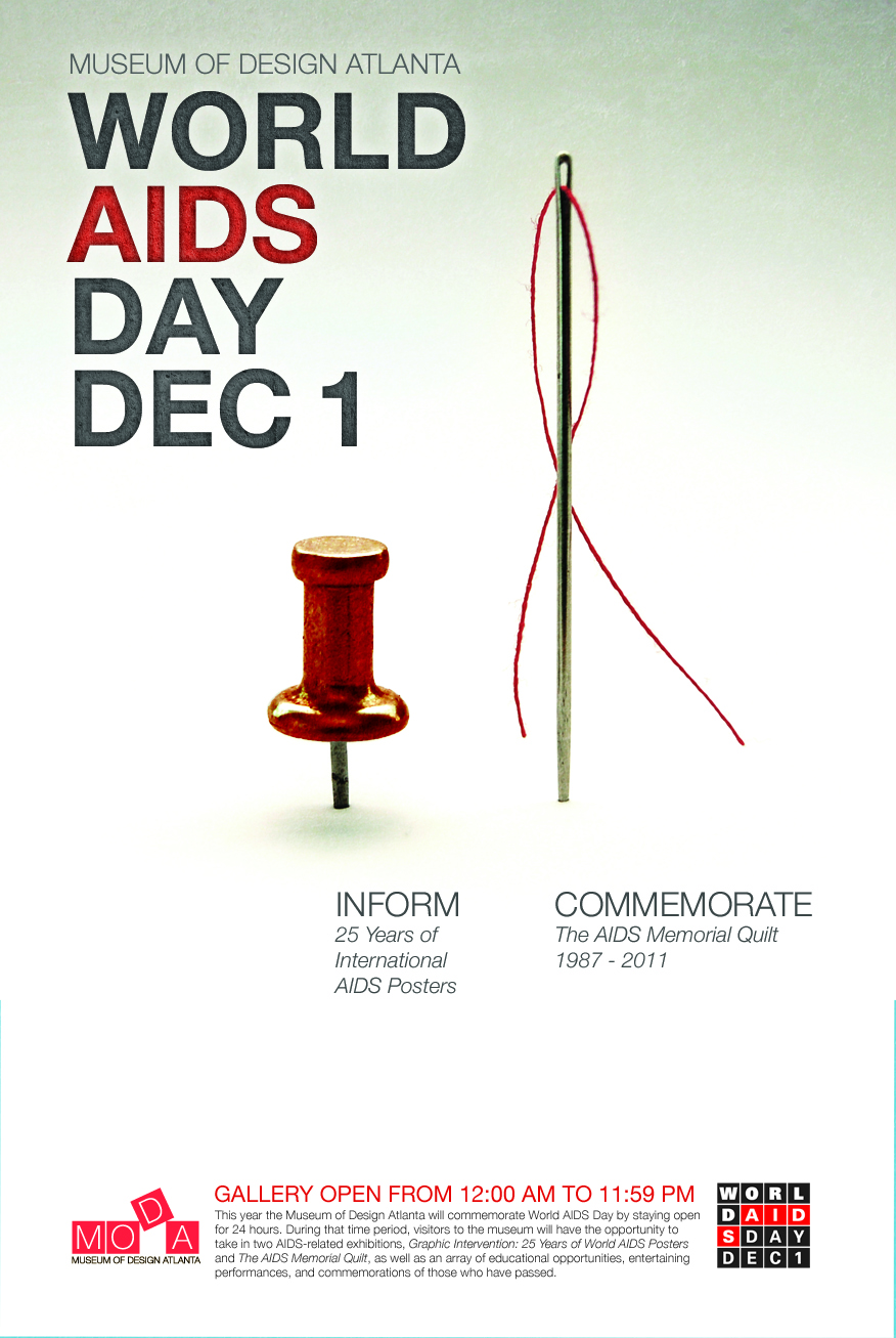 Jonathan M Hart Moda World Aids Day Poster