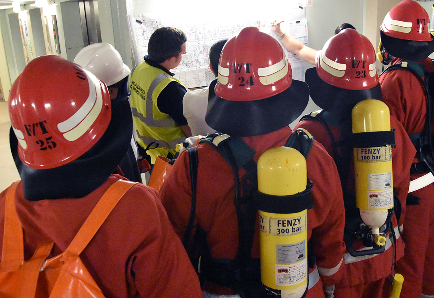 'Safety and security a top priority' drill on board ship devised by