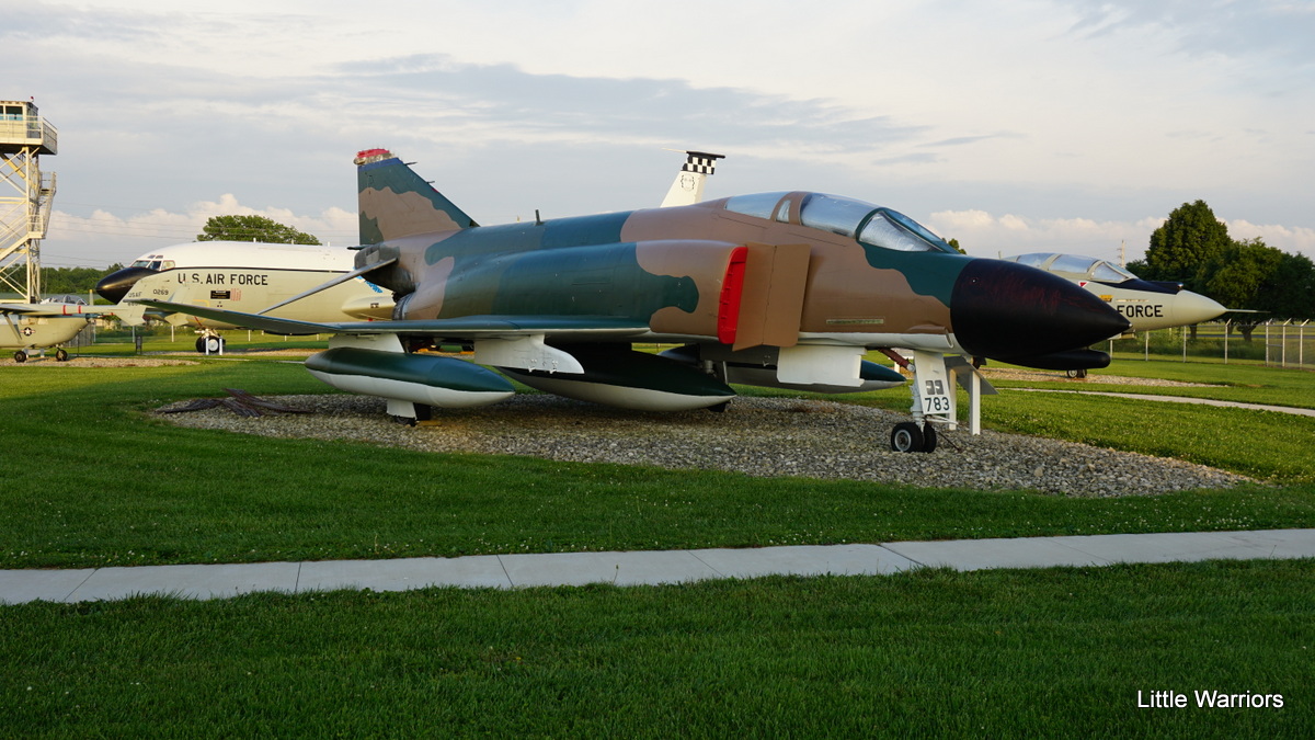 Little Warriors Grissom AFB gate guards