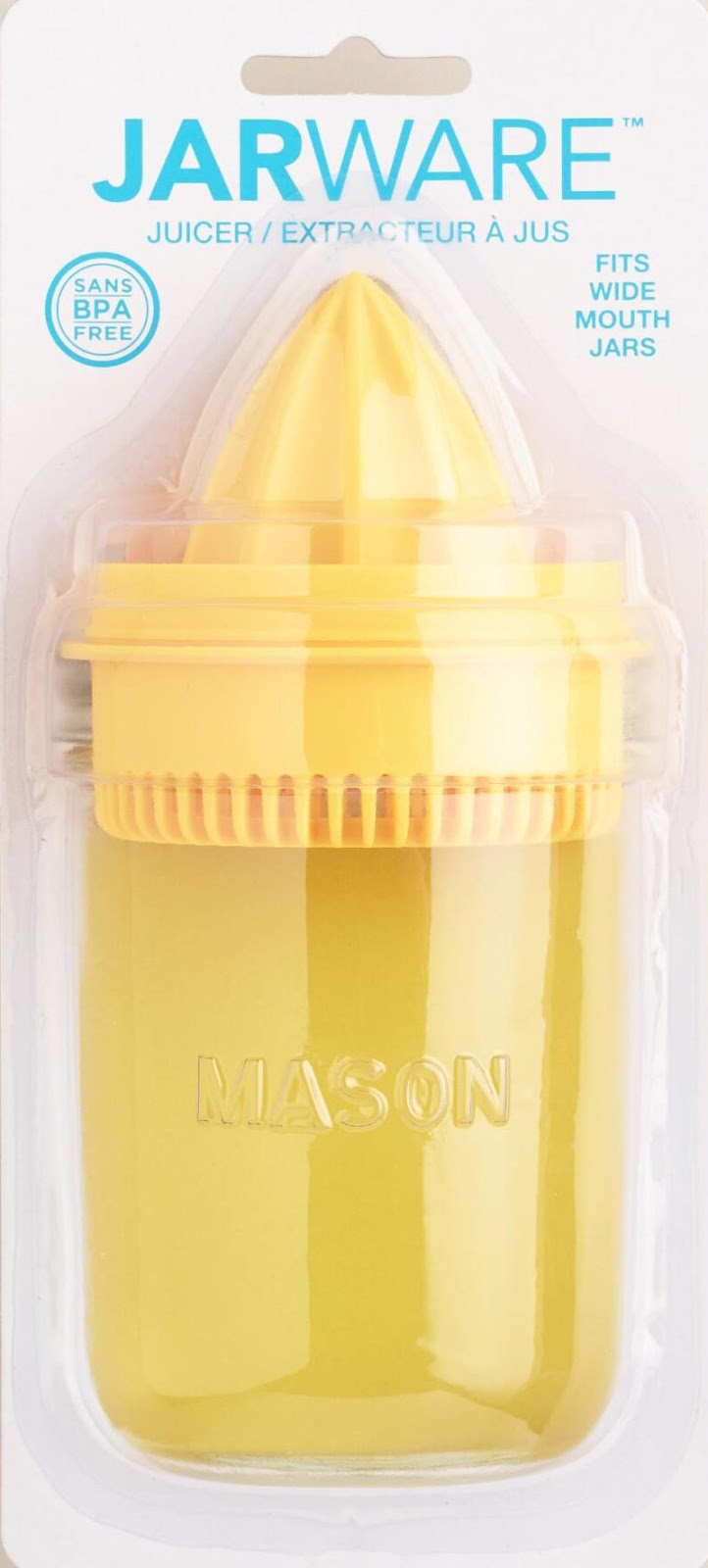 THE SAVVY SHOPPER Jarware WideMouth Mason Jar Citrus Juicer