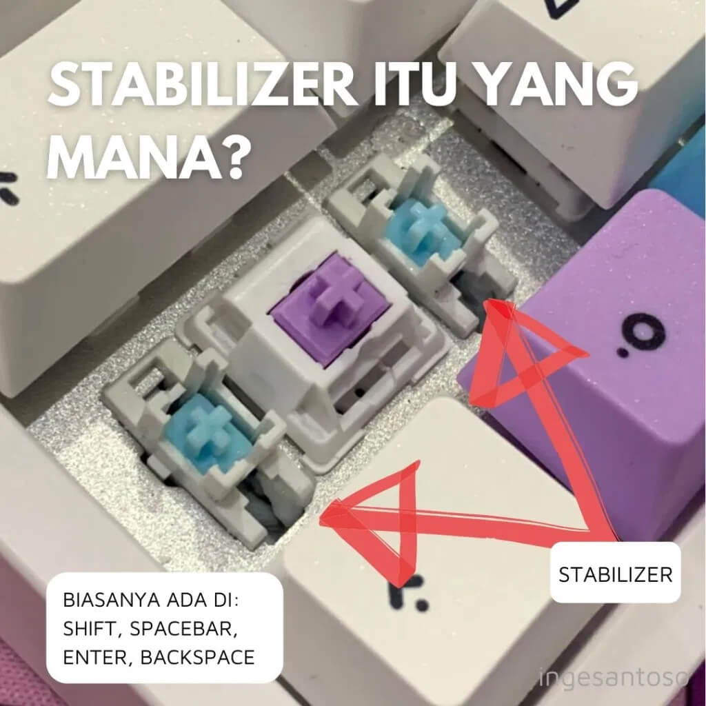 √ Cara Mengatasi Rattle Pada Stabilizer Mechanical Keyboard - adjie.id