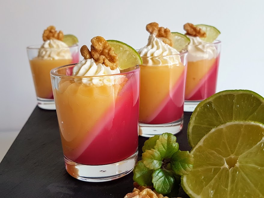 lime-curd-pots, vasitos-de-lime-curd-fresa-y-nueces