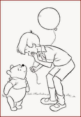 Winnie The Pooh Christopher Robin Coloring Pages 4