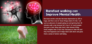 Barefoot walking can Improve Mental Health