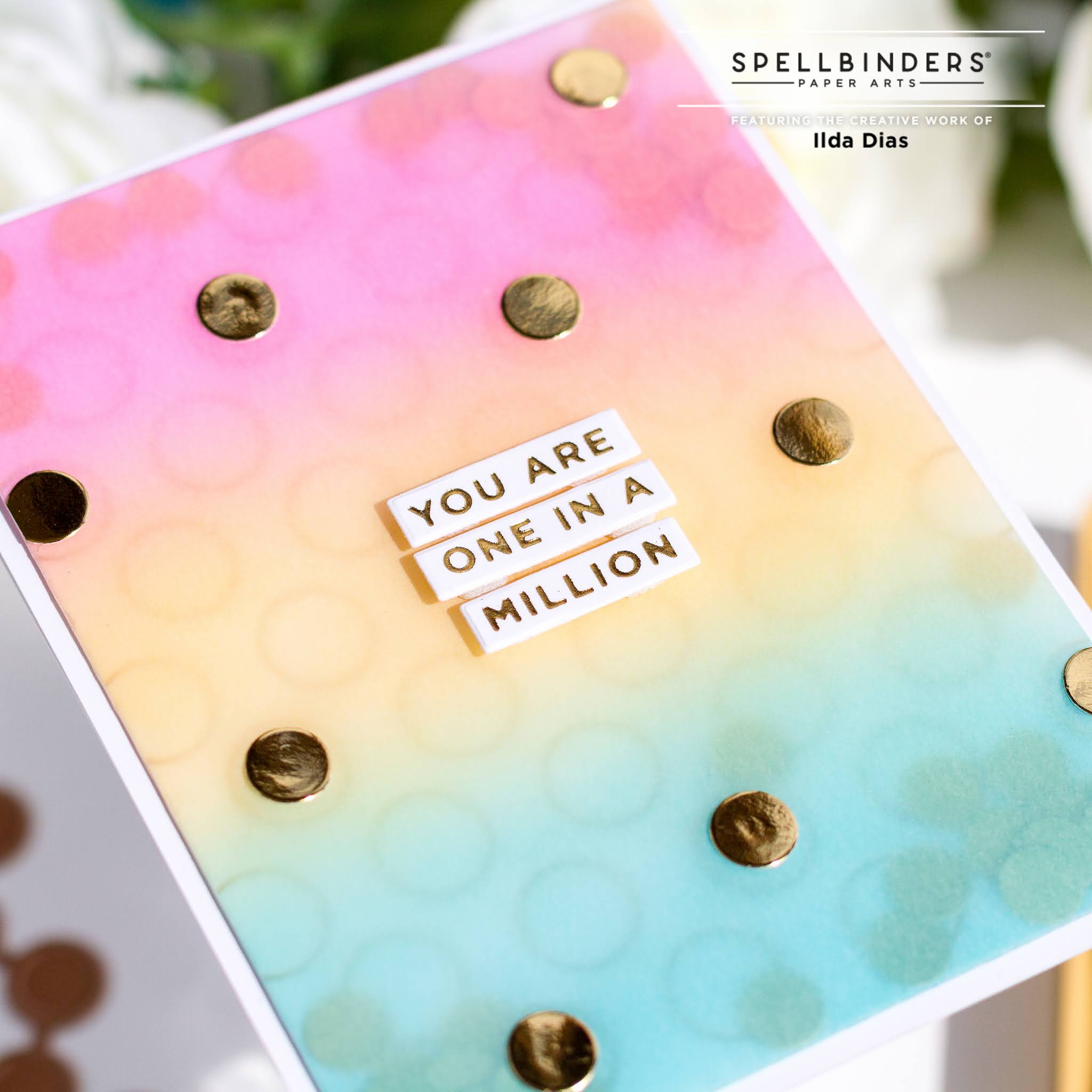 I Love Doing All Things Crafty One In A Million Birthday Vellum Shaker