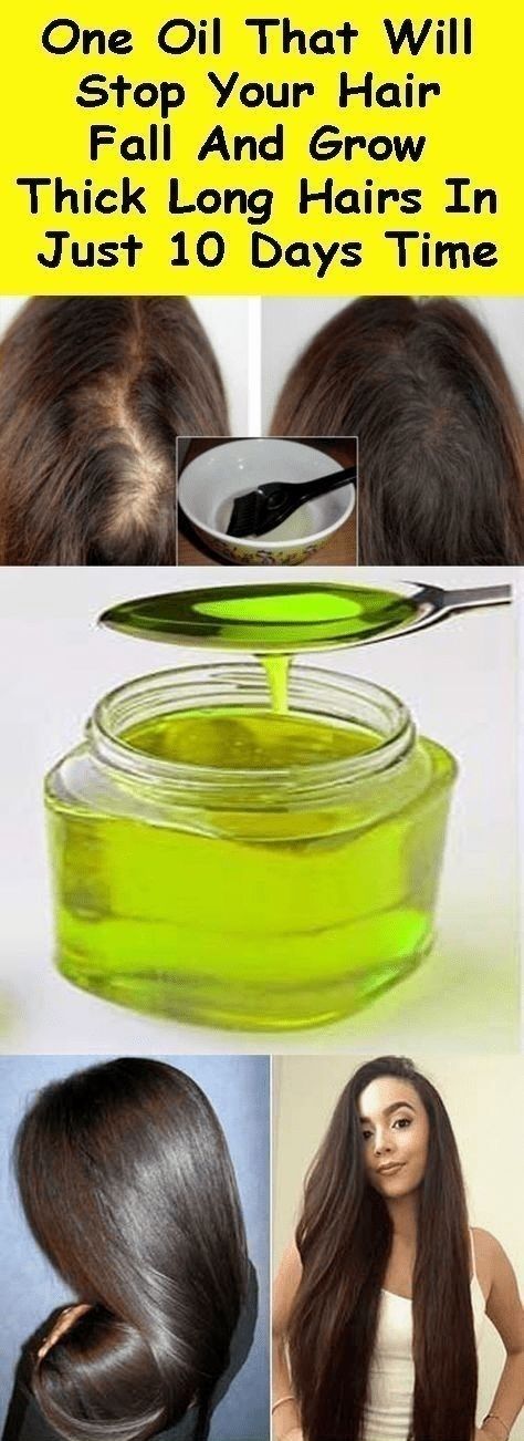 One Oil That Will Stop Your Hair Fall and Grow Thick Long Hairs In Just ...