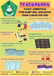 Intip Syarat Administrasi PPDB MI Miftahul Akhlaqiyah Tahun Ajaran 2021/2022