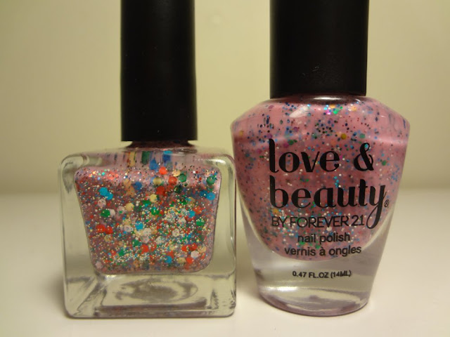 lollipop nail polish and pink icing nail polish