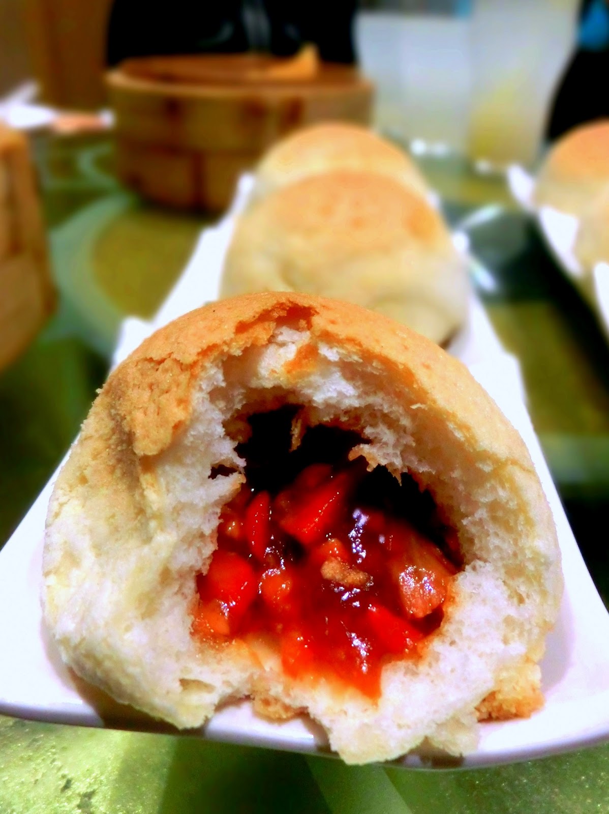 The famous Tim Ho Wan's Baked Bun with BBQ Pork!!! (MUST TRY)