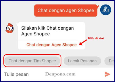 Menghubungi CS Lewat Fitur Chat dengan Shopee