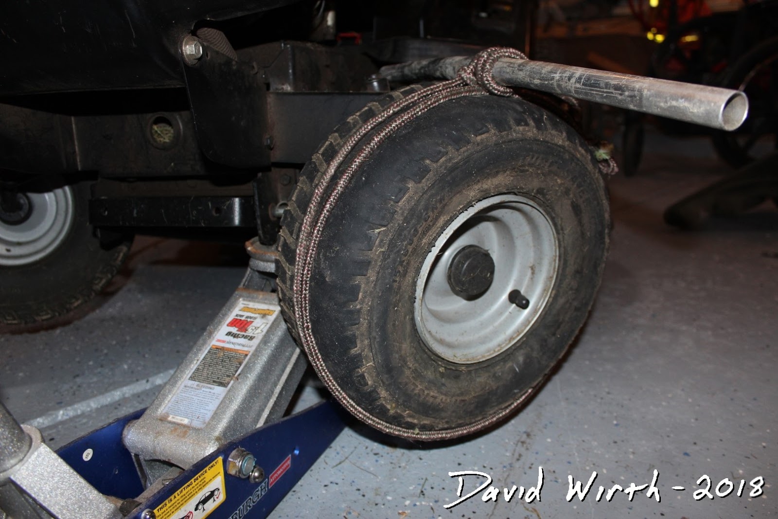 Riding Mower Fix Flat Tire