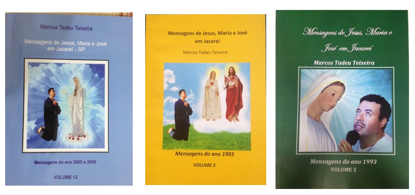 NOVOS LIVROS DAS MENSAGENS DE JESUS MARIA E JOSÉ NAS APARIÇÕES DE JACAREÍ-SP-BRASIL
