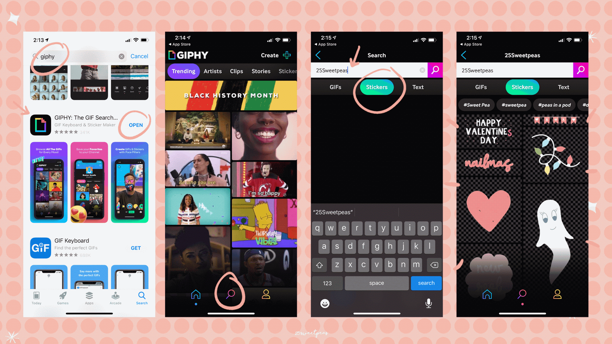2 Ways to Add GIFs to Your Instagram Story — 25 Sweetpeas