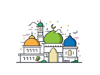 Koleksi Gambar Masjid Kartun Terbaik Untuk Belajar Menggambar