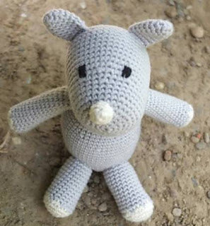 PATRON GRATIS RINOCERONTE AMIGURUMI 44180