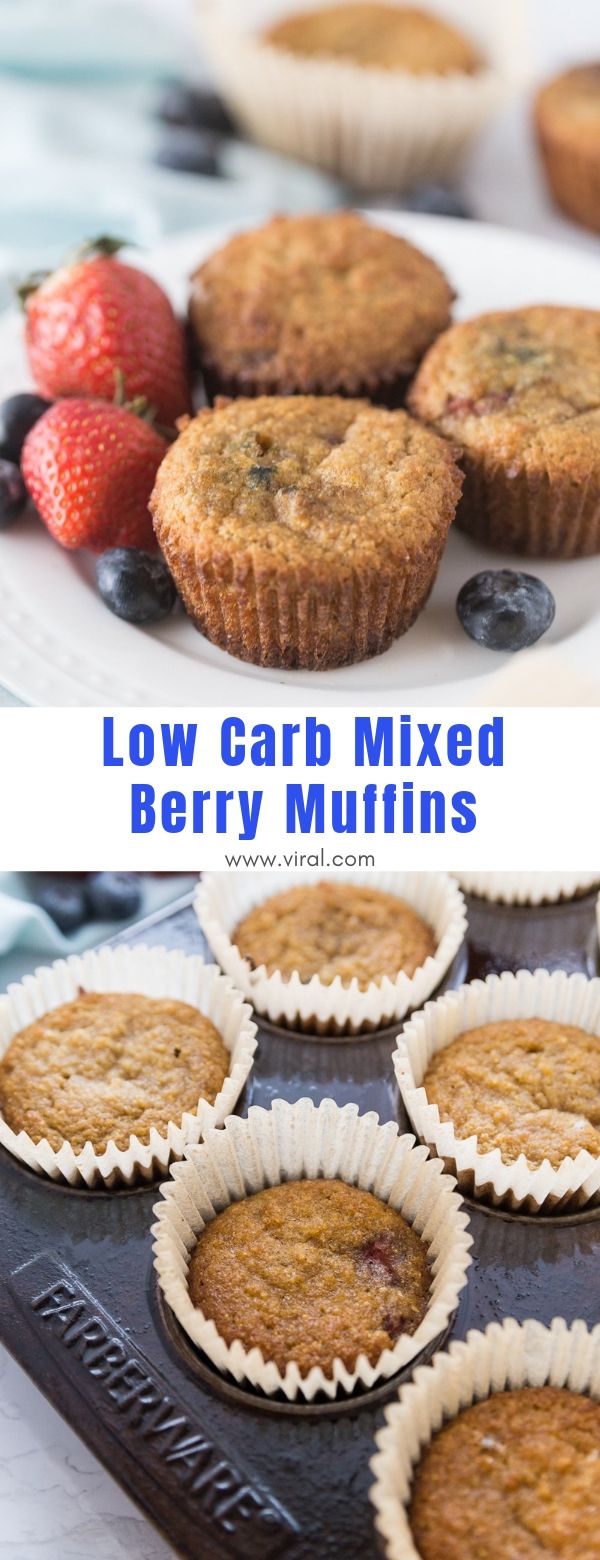 Low Carb Mixed Berry Muffins Viral Recipes