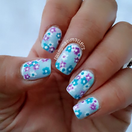 Manisha's FollowManimatters: Floral gradient nails inspired by ...