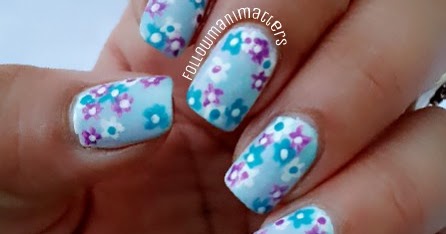 Manisha's FollowManimatters: Floral gradient nails inspired by ...